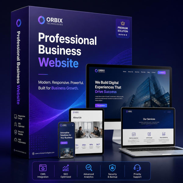 Professional Business Website